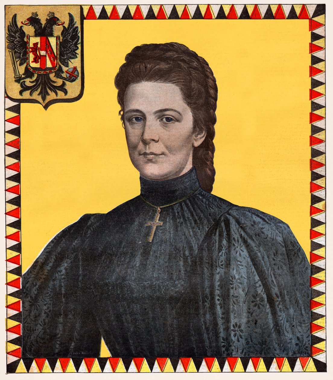 Elżbieta Austriacka autorstwa . .
