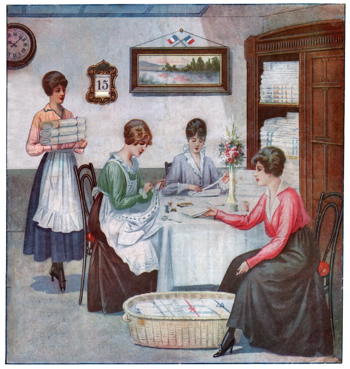 Haft w domu, ok. 1910-1920 autorstwa . .