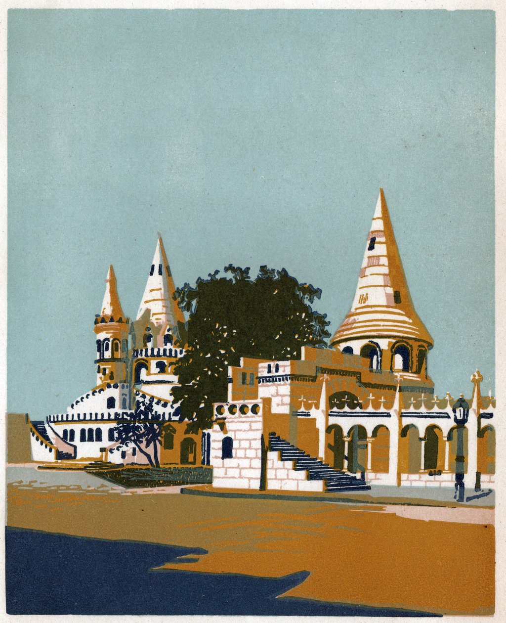 Baszta Rybacka, Budapeszt, ok. 1930 autorstwa . .
