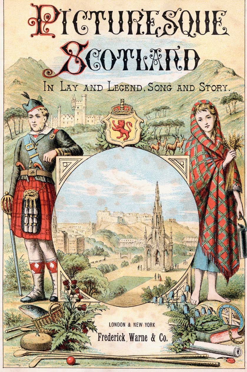 Frontyspis do książki Malownicza Szkocja Jej romantyczne sceny i związki historyczne autorstwa . .