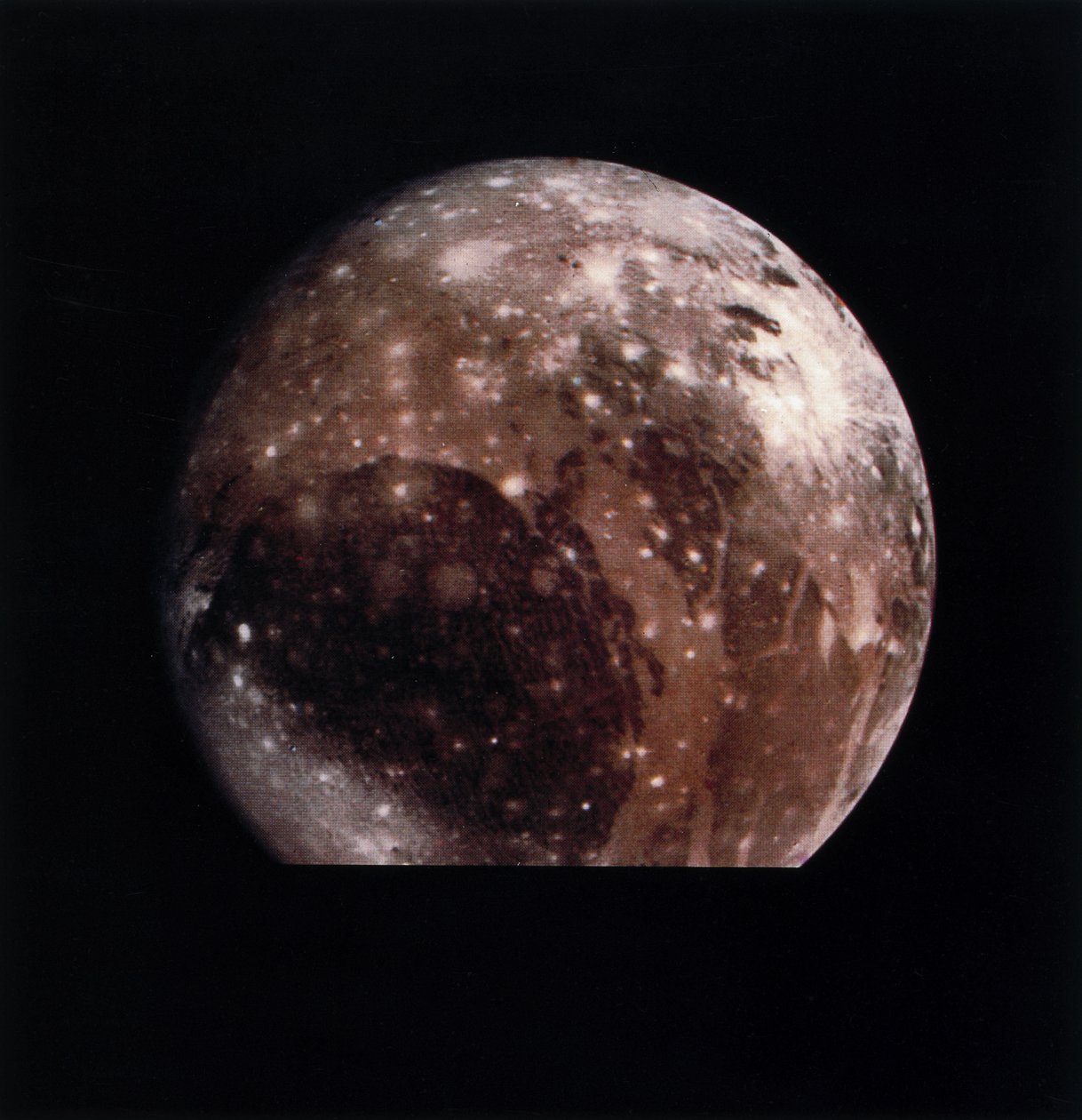 Ganymede, jeden z księżyców Jowisza autorstwa Frederick (attr. to) Barnard