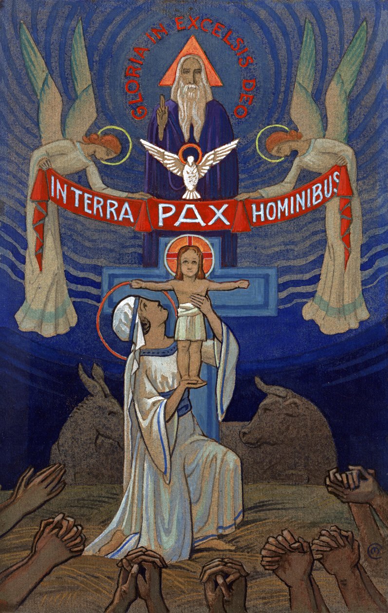 Chwała Bogu Najwyższemu. ok. 1930 (ilustracja) autorstwa . .