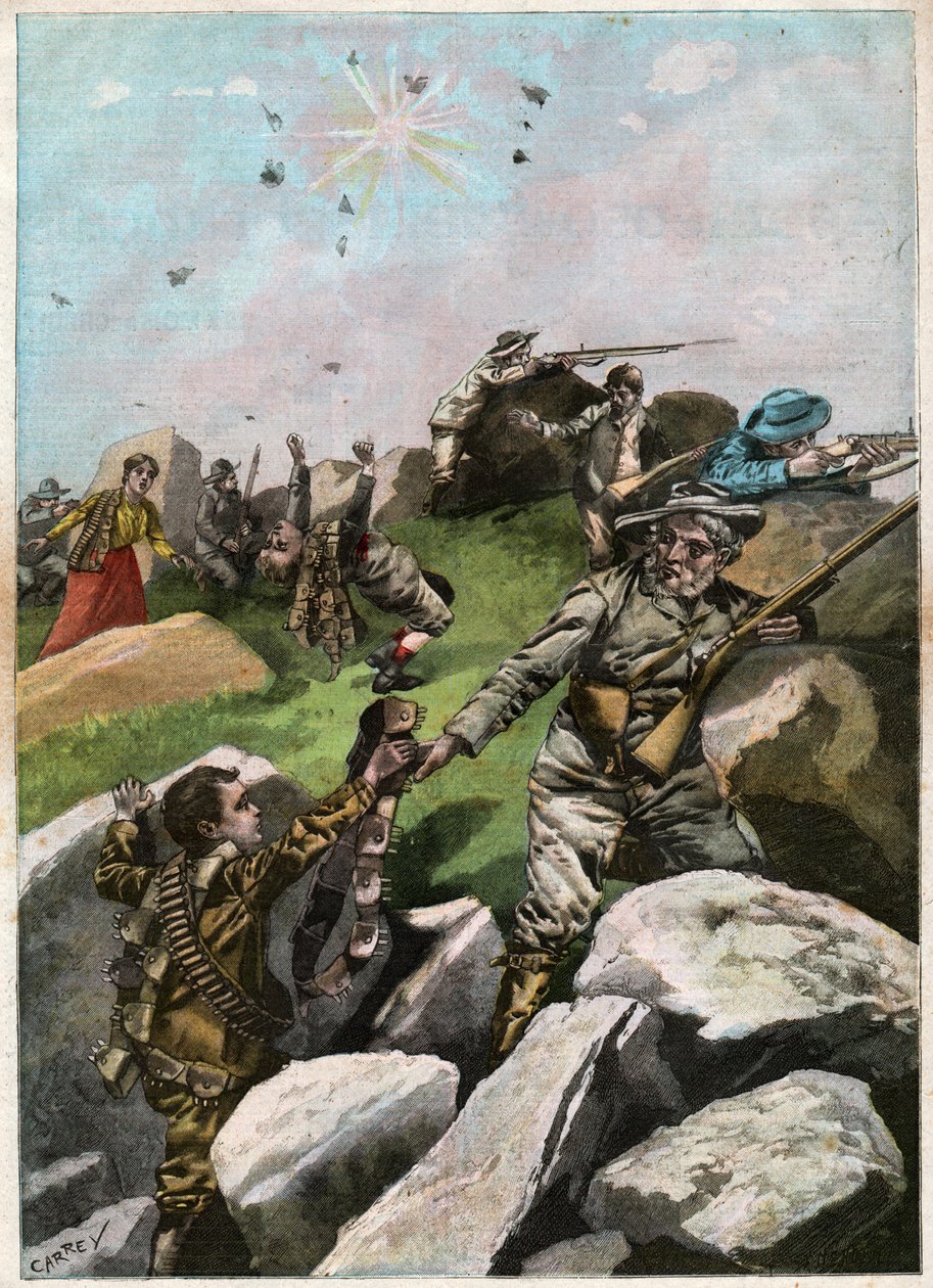 Guerre de Boers. Wojna Burów. autorstwa John Pardon