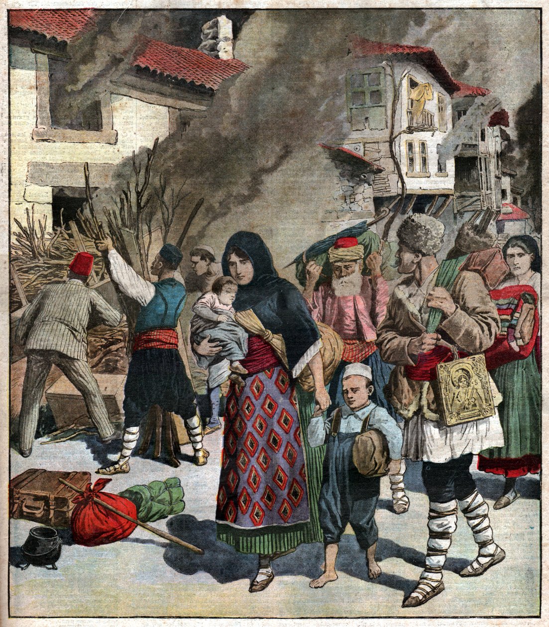 Wojna bałkańska. Pierwsza wojna bałkańska. autorstwa Ferdinand Georg Waldmuller