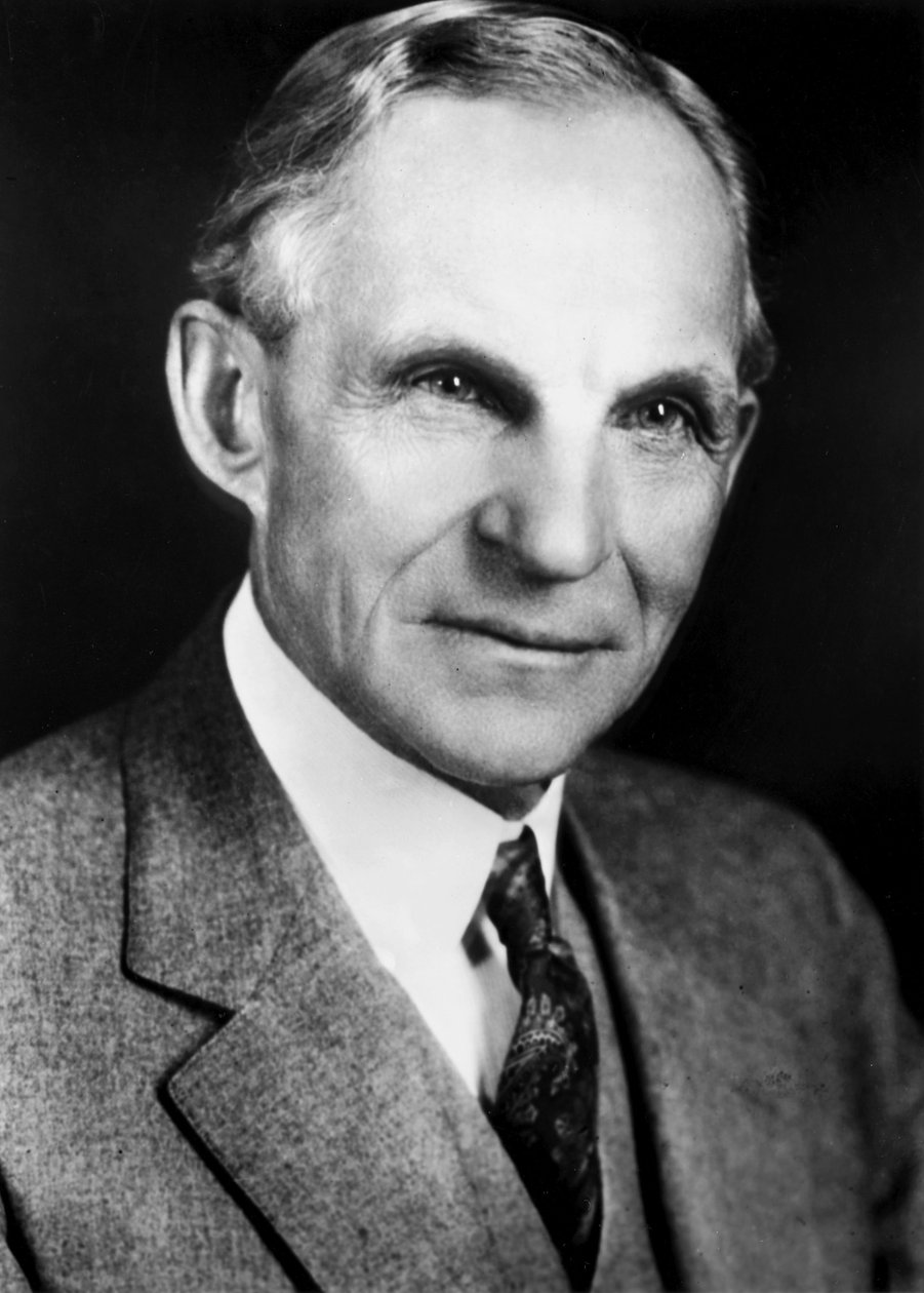 Henry Ford, amerykański inżynier i producent samochodów autorstwa Frederick (attr. to) Barnard