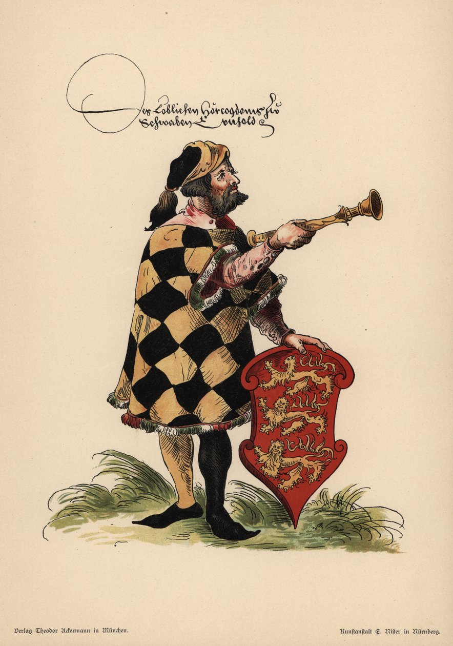 Herold Szwabii, Herold Szwabii autorstwa John Pardon