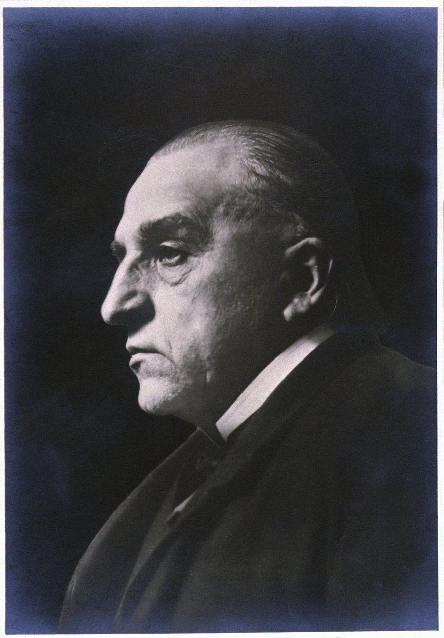 Jean-Martin Charcot. ok. 1880 (zdjęcie czarno-białe) autorstwa . .