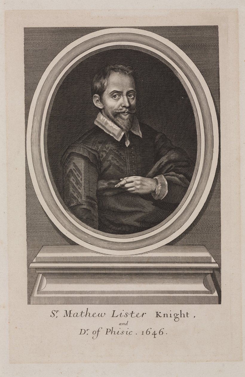 Matthew Lister, angielski lekarz autorstwa Frederick (attr. to) Barnard