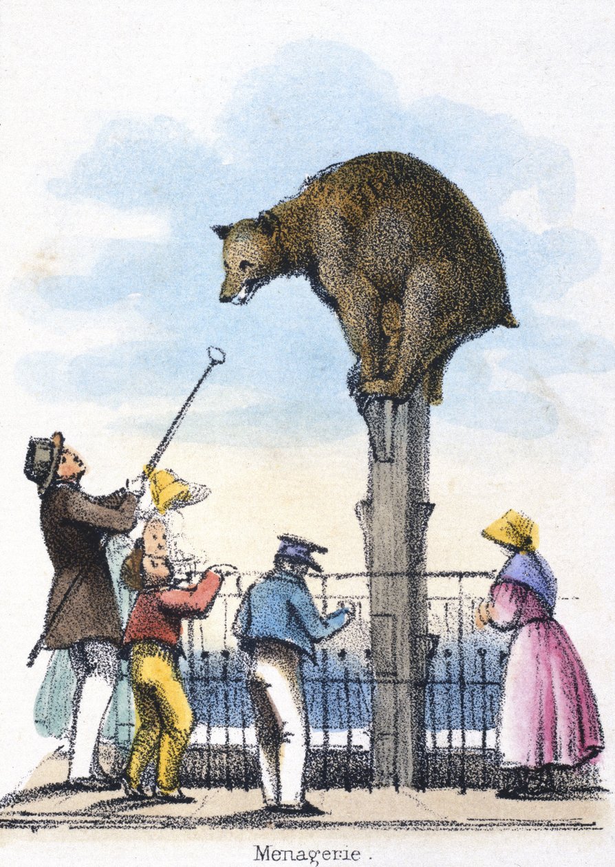 Menażeria", ok. 1845 r. autorstwa Frederick (attr. to) Barnard