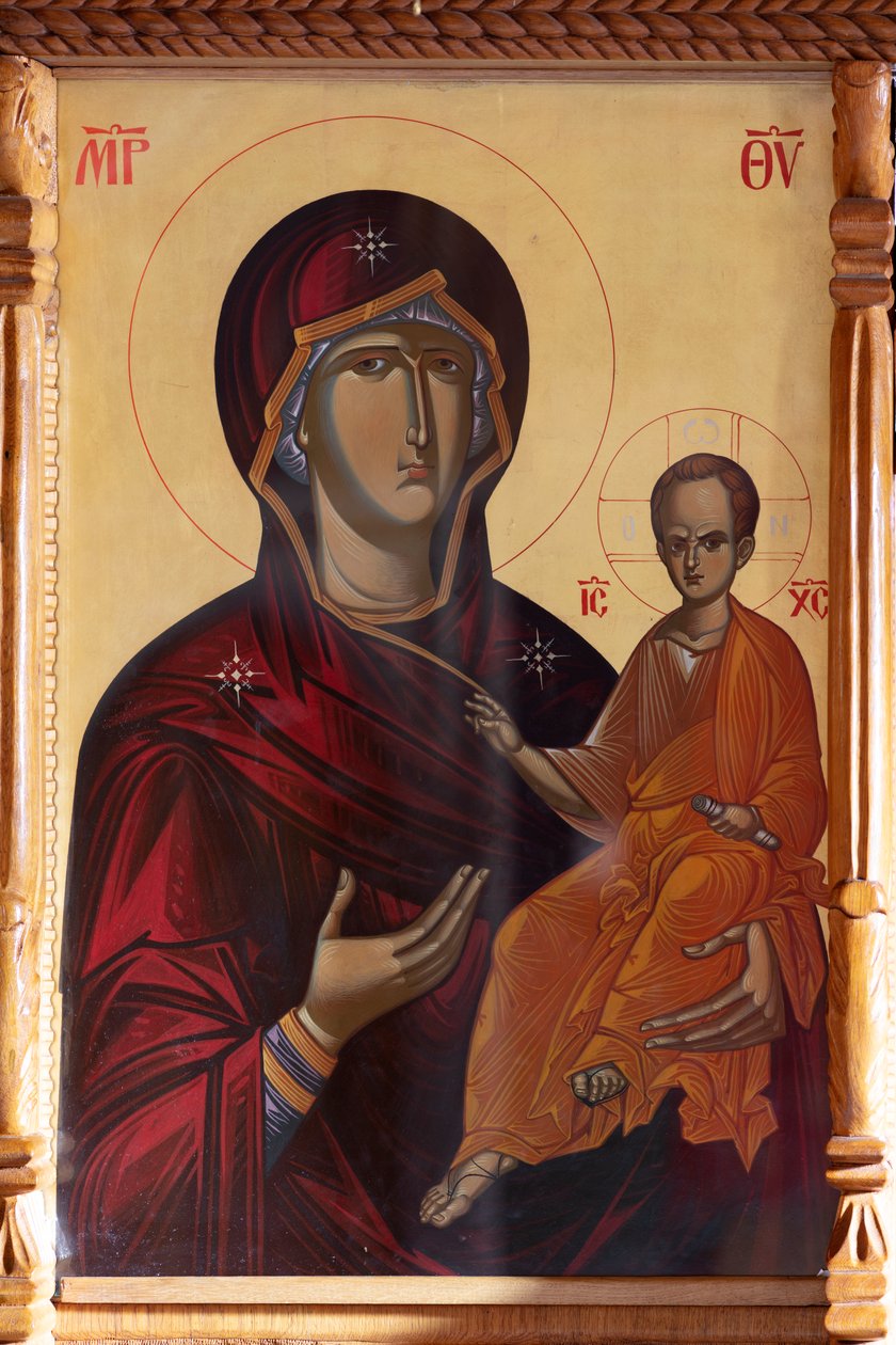 Klasztor (Pangarati manastirea). Stary kościół. Wnętrze. autorstwa . .