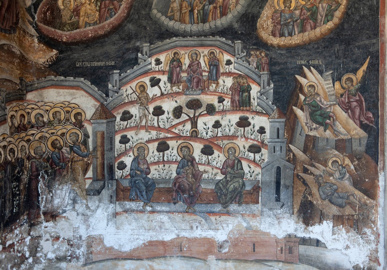 Klasztor (manastirea Cozia). Kościół. Wnętrze. Malowidła ścienne. autorstwa . .