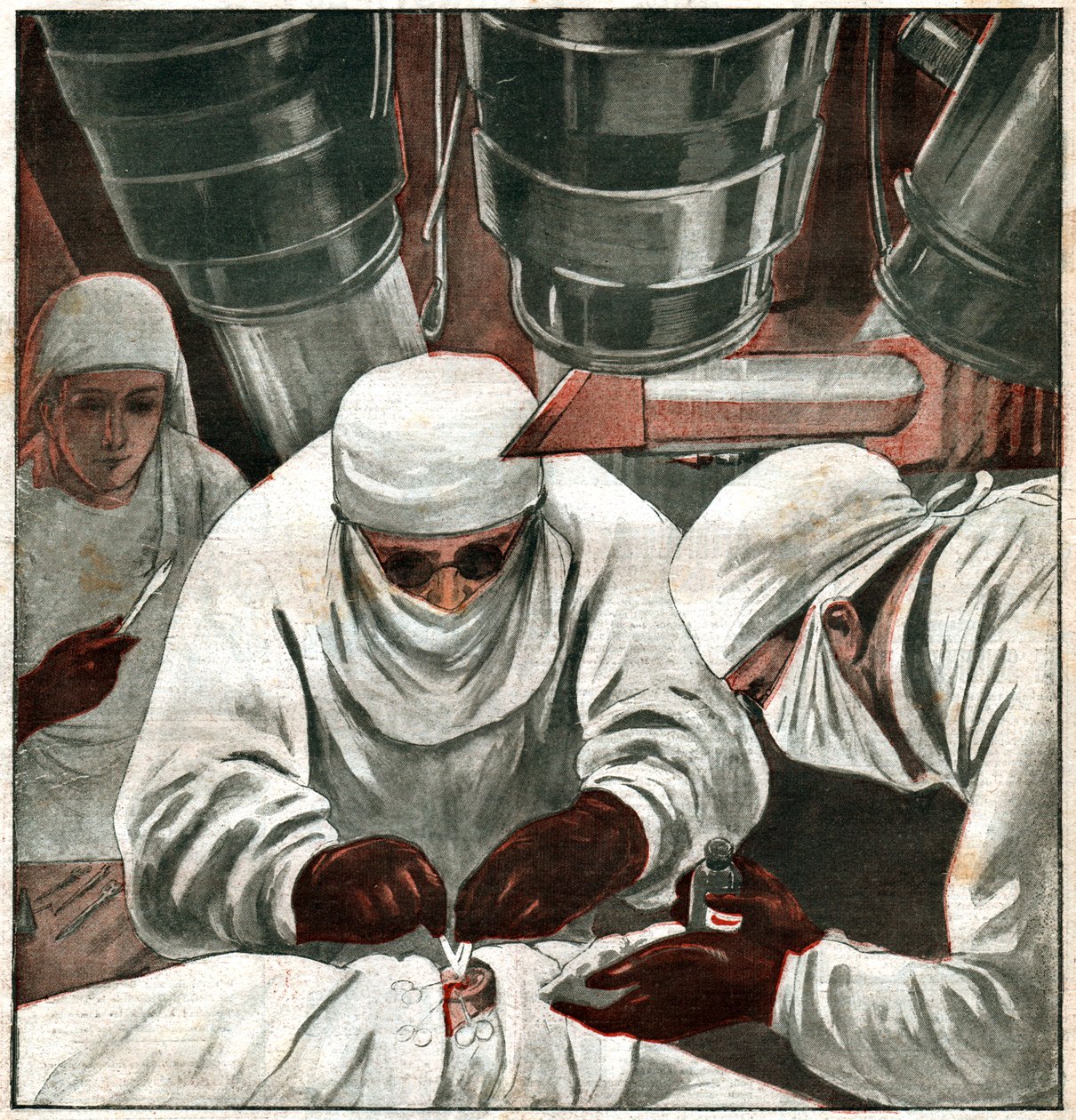 Operacja chirurgii filmowej. Operacja wyemitowana. autorstwa Ferdinand Georg Waldmuller