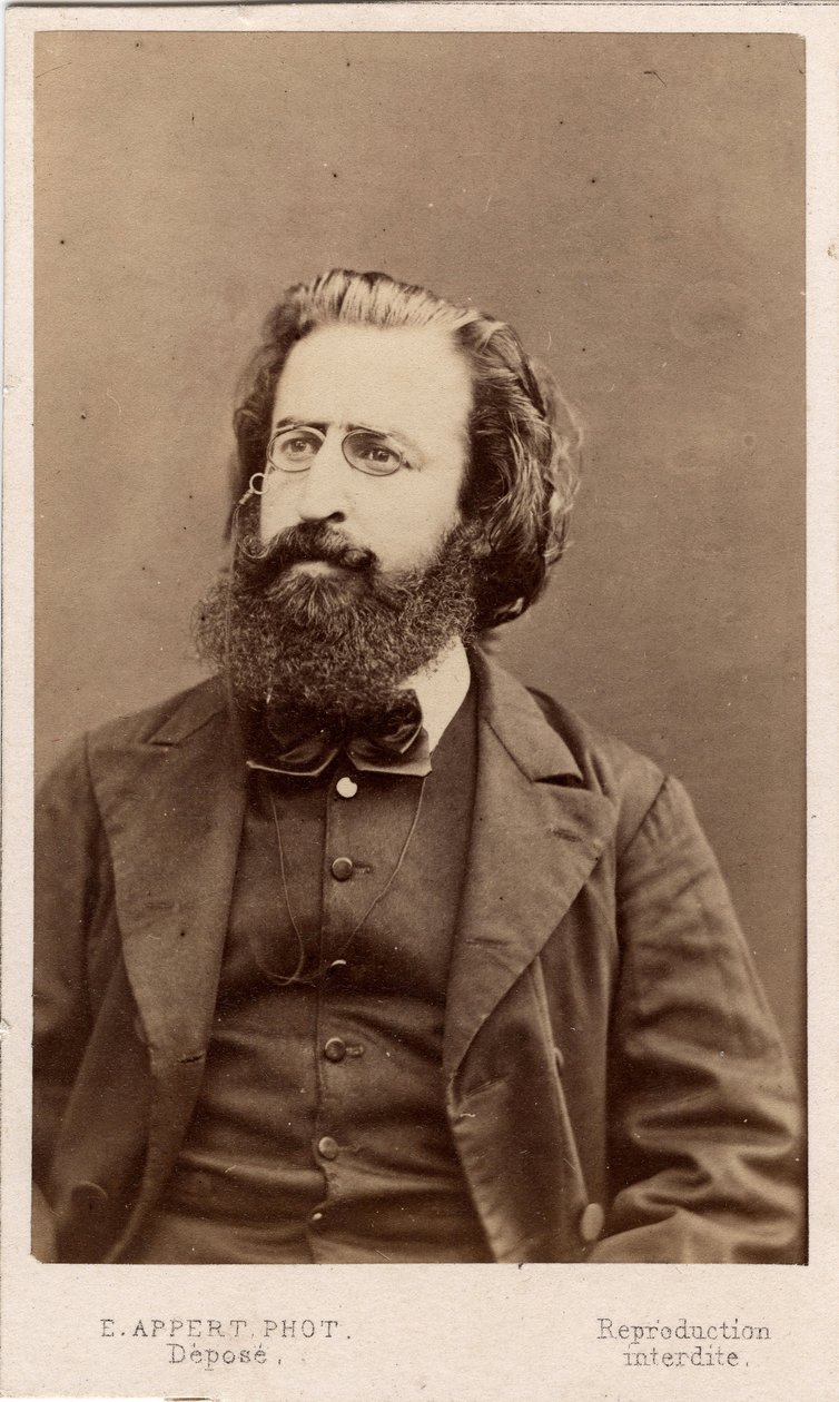 Komuna Paryska (1871): portret Theophile Ferre (1846-1871) członka Komuny. Fotografia Appert. Wym. 10,5X6,3 cm autorstwa Frederick (attr. to) Barnard