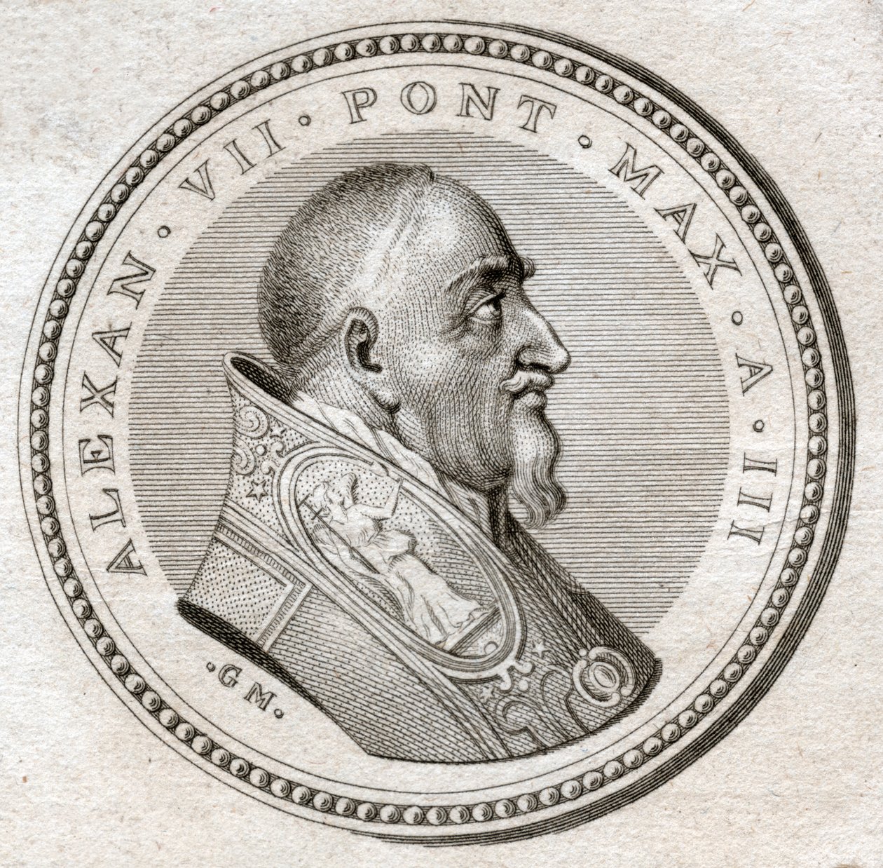 Papież Aleksander VII autorstwa . .