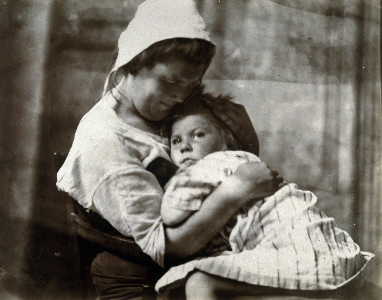 Portret matki i jej córki, ok. 1900-1905 autorstwa Frederick (attr. to) Barnard