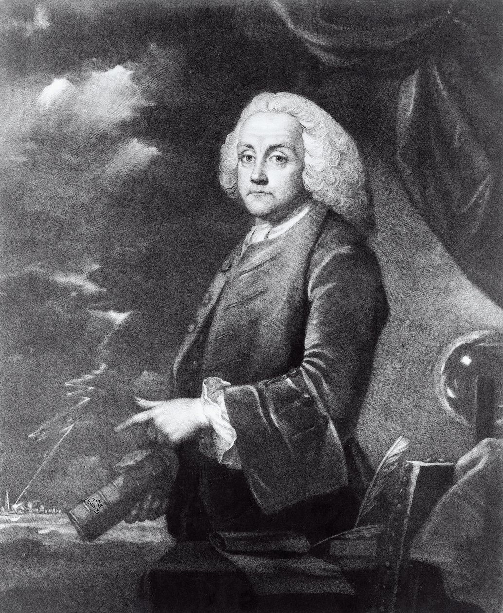 Portret Benjamina Franklina (1706-1790) autorstwa Georg Carl Heinrich Dollmann