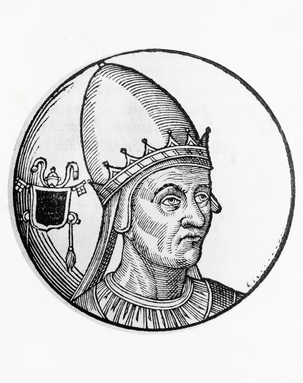 Portret Grzegorza VII (Ildebrando Aldobrandeschi di Soana, ok. 1010-1085) autorstwa William Walcutt