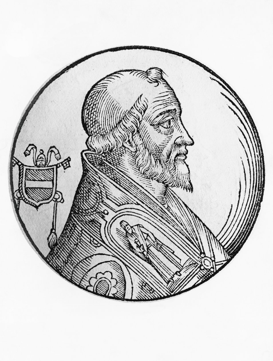 Portret św. Leona IX (Bruno z Egisheim-Dagsburg autorstwa William Walcutt