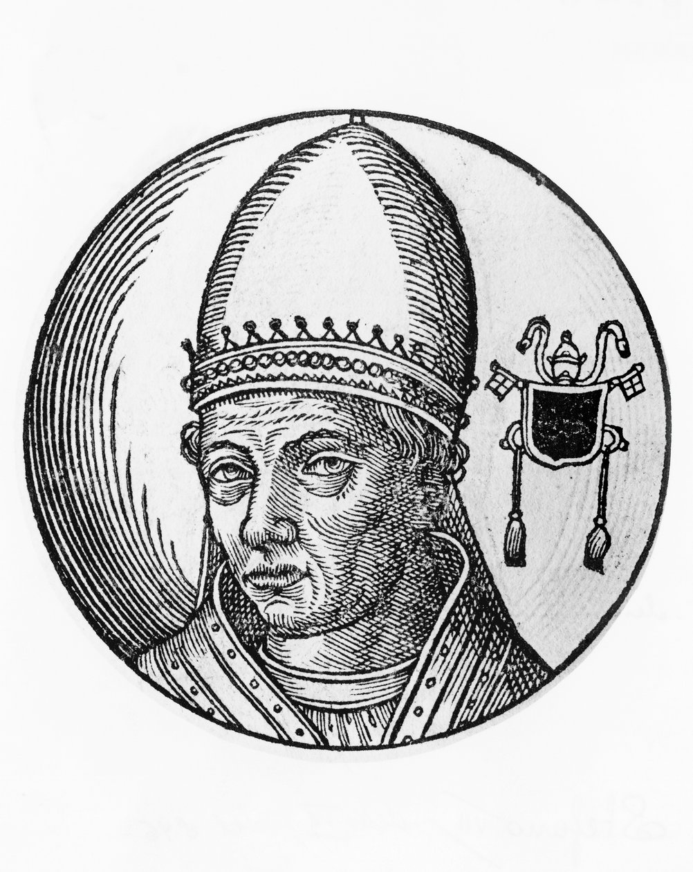 Portret Stefana VII lub VIII (zm. 931) autorstwa William Walcutt