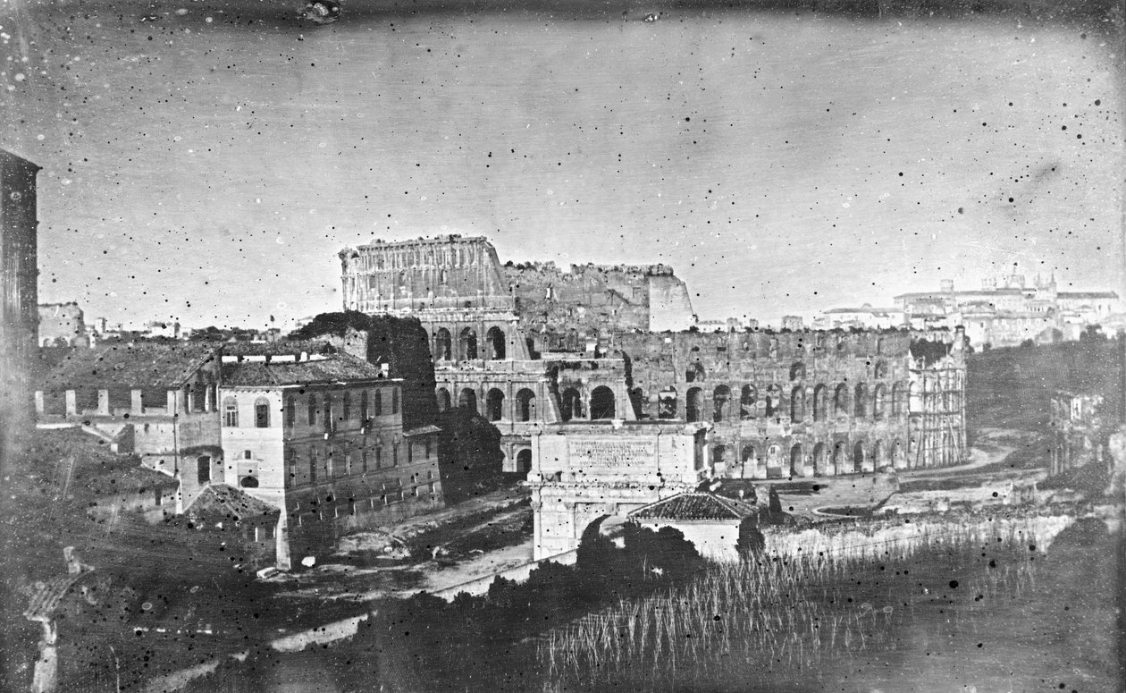 „Rzym, widok z pawilonu w Orti Farnesi” autorstwa Frederick (attr. to) Barnard