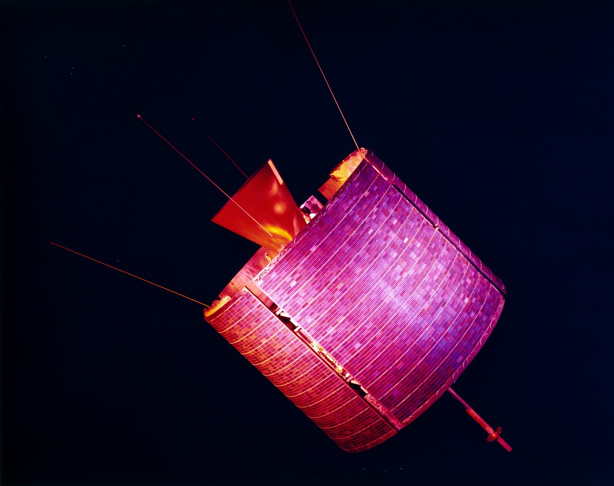 Satelity, wojsko, USA Satelita Early Bird autorstwa Ferdinand Georg Waldmuller
