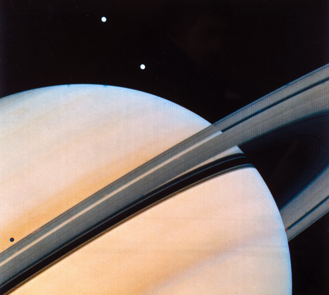 Saturn i jego pierścienie autorstwa Frederick (attr. to) Barnard