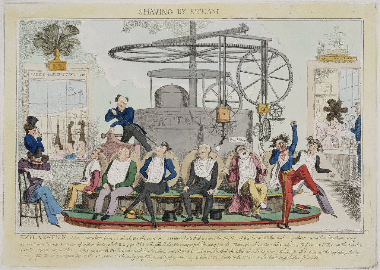 Golenie parą”, ok. 1810 autorstwa Frederick (attr. to) Barnard