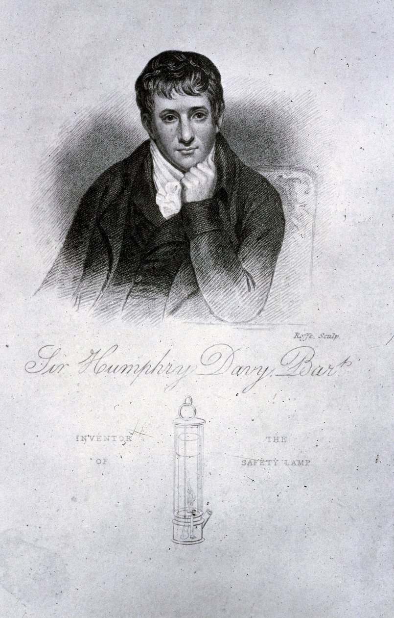 Sir Humphry Davy, chemik autorstwa Frederick (attr. to) Barnard