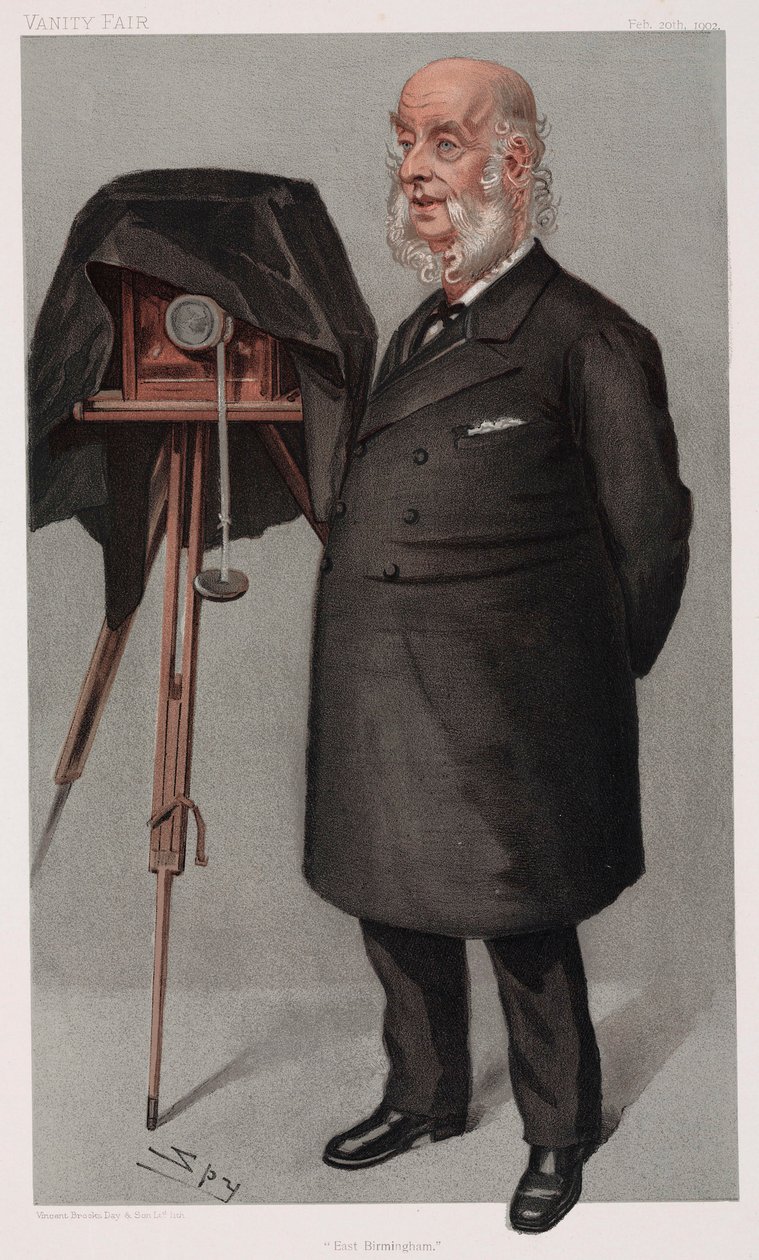 Sir John Benjamin Stone, angielski fotograf autorstwa Henry Charles Fehr