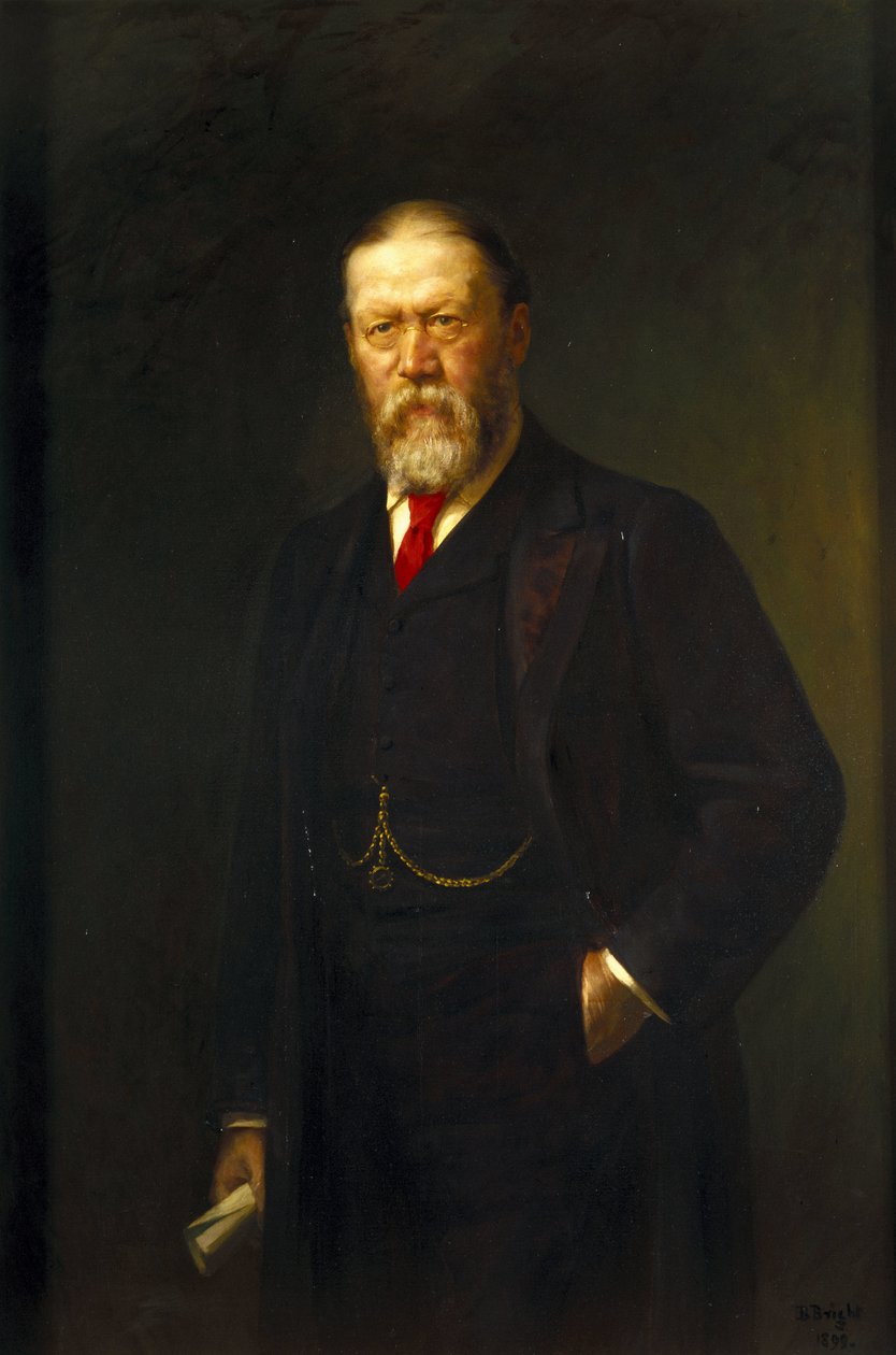 Sir William Henry Preece, walijski inżynier elektryk autorstwa Ferdinand Georg Waldmuller