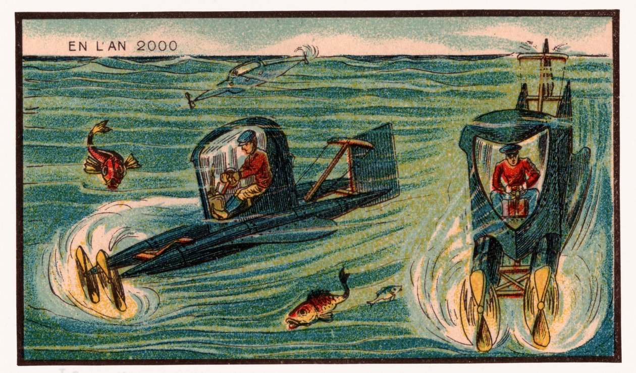 Jachty podwodne, ok. 1910 r. autorstwa . .