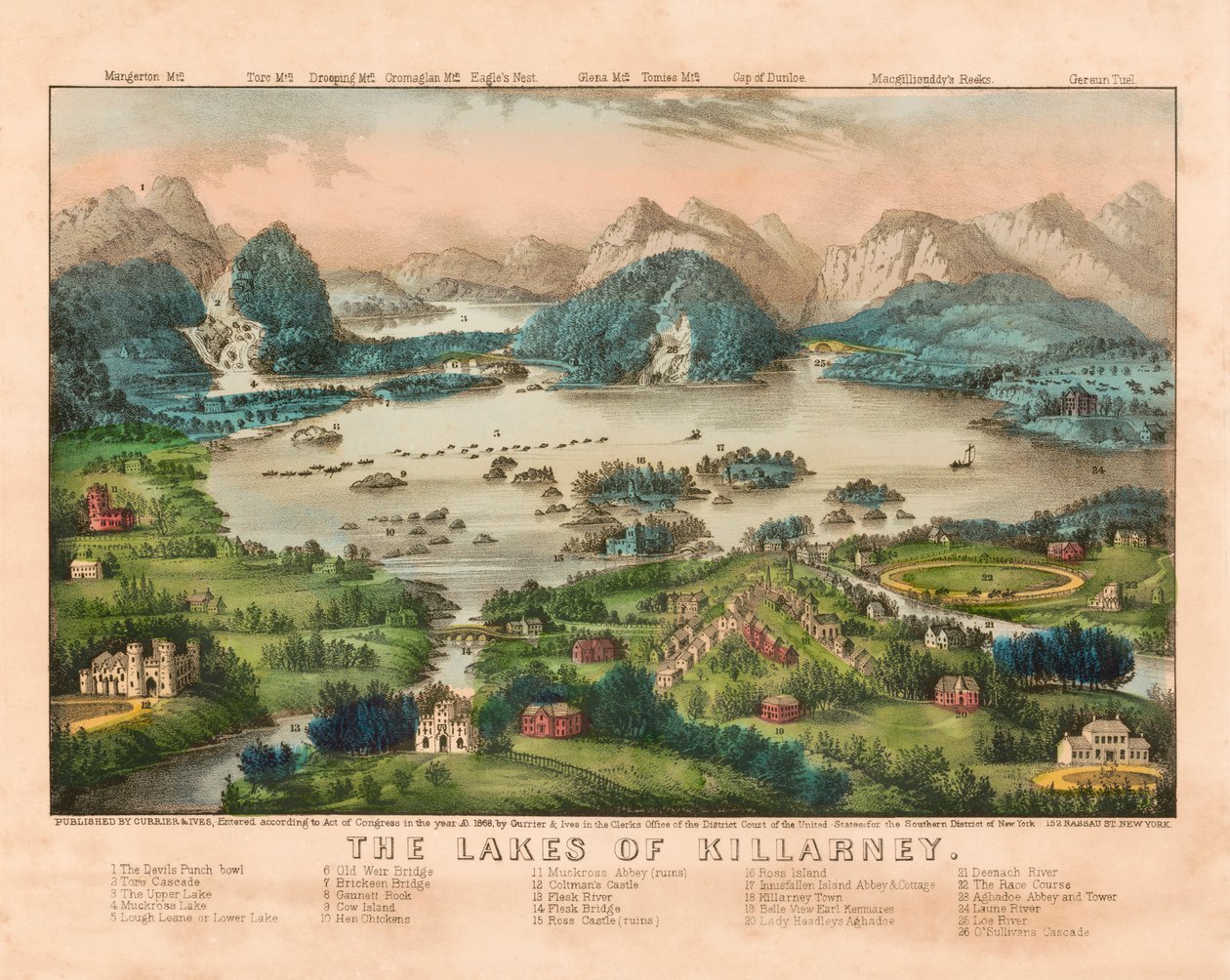Jeziora Killarney, Irlandia autorstwa . .