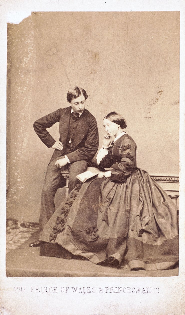 Książę Walii i księżniczka Alicja autorstwa Ferdinand Georg Waldmuller