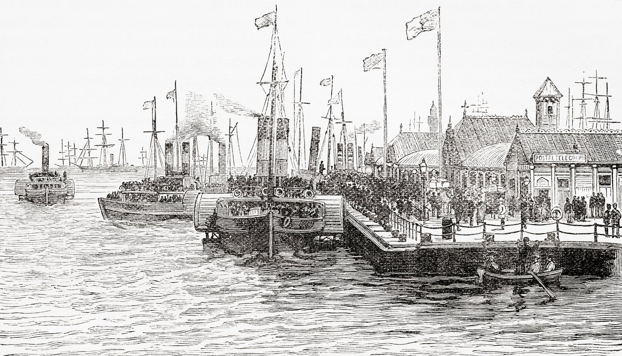Lądowisko Księcia, Liverpool Dock, Liverpool, Anglia autorstwa . .