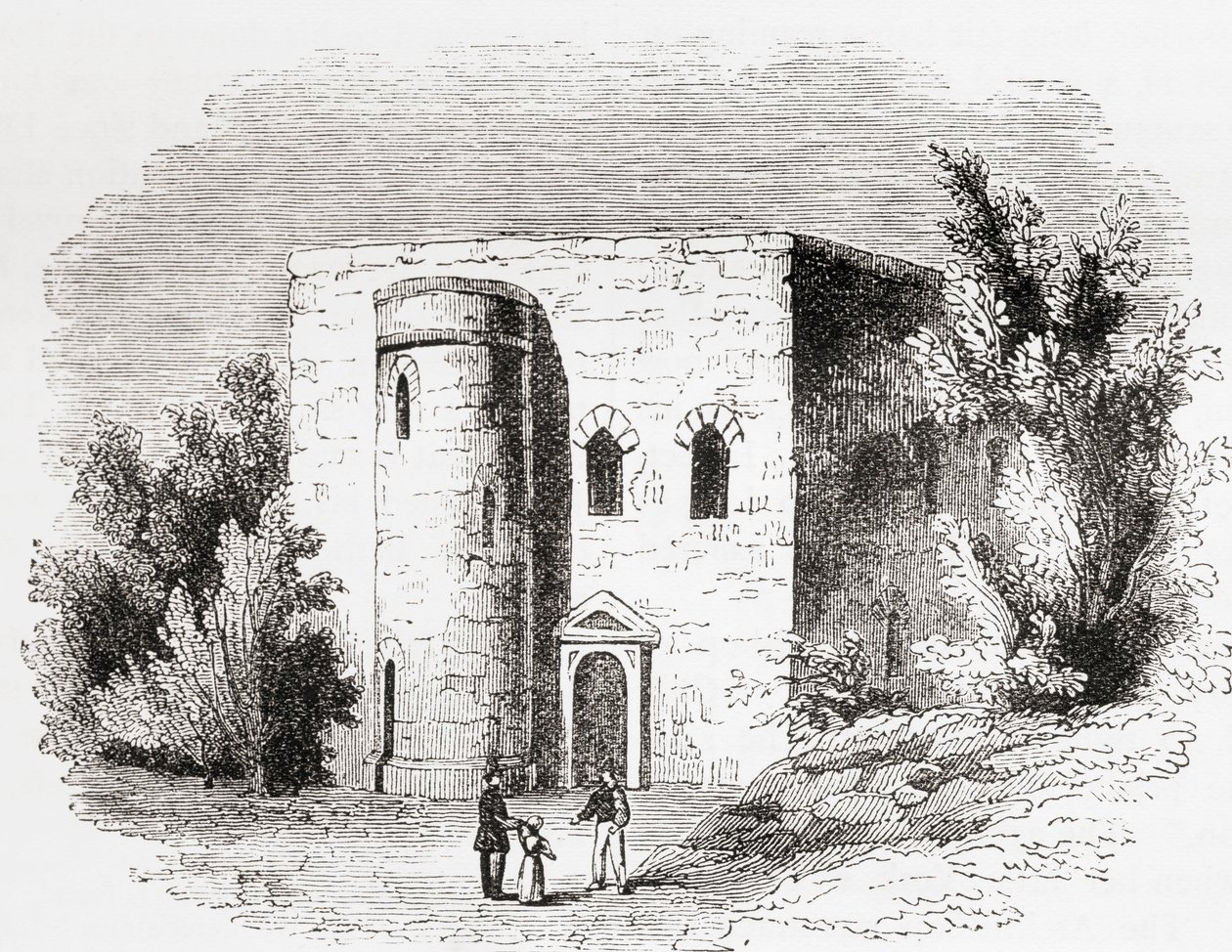 Sanktuarium, Opactwo Westminsterskie, Londyn, Anglia, widziane tutaj w XIX wieku. autorstwa . .