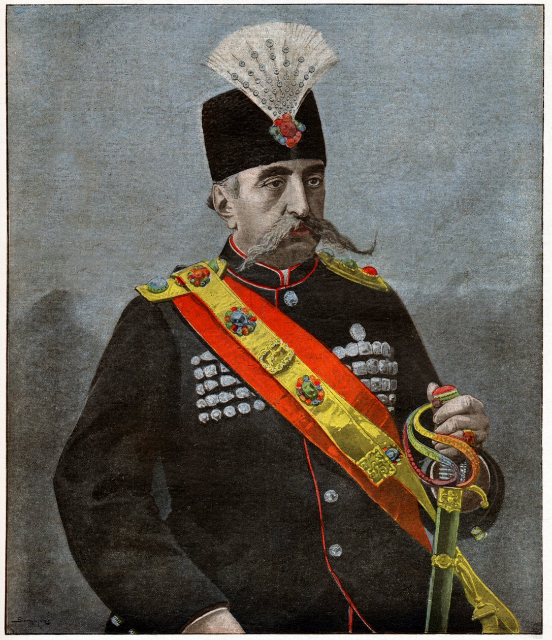 szach muzaffar din autorstwa . .