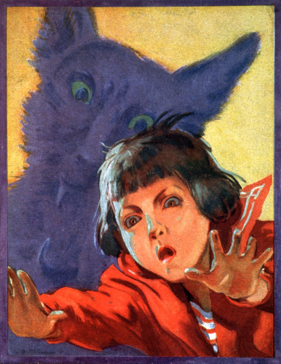 Wilkołak. 1923 (grawerowanie) autorstwa . .