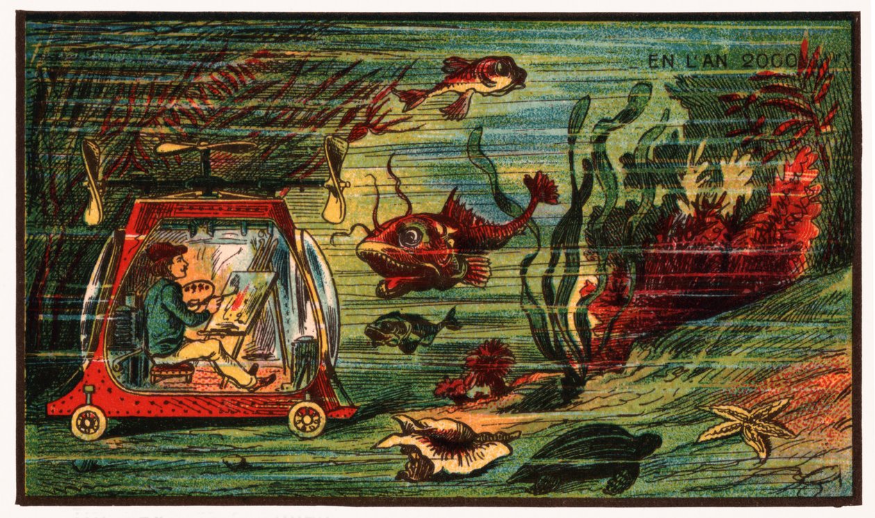 Malarz pod morzem, ok. 1910 autorstwa . .