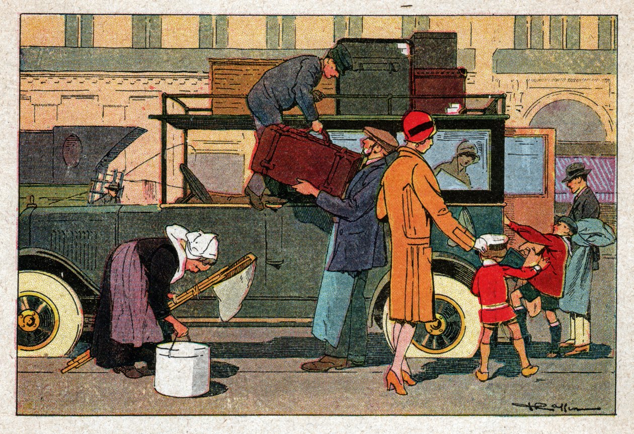 Podróżować samochodem. Podróżuj samochodem. autorstwa Ferdinand Georg Waldmuller