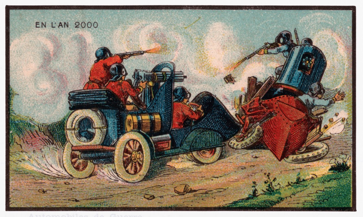 Lokomotywy wojenne, ok.1910 autorstwa . .