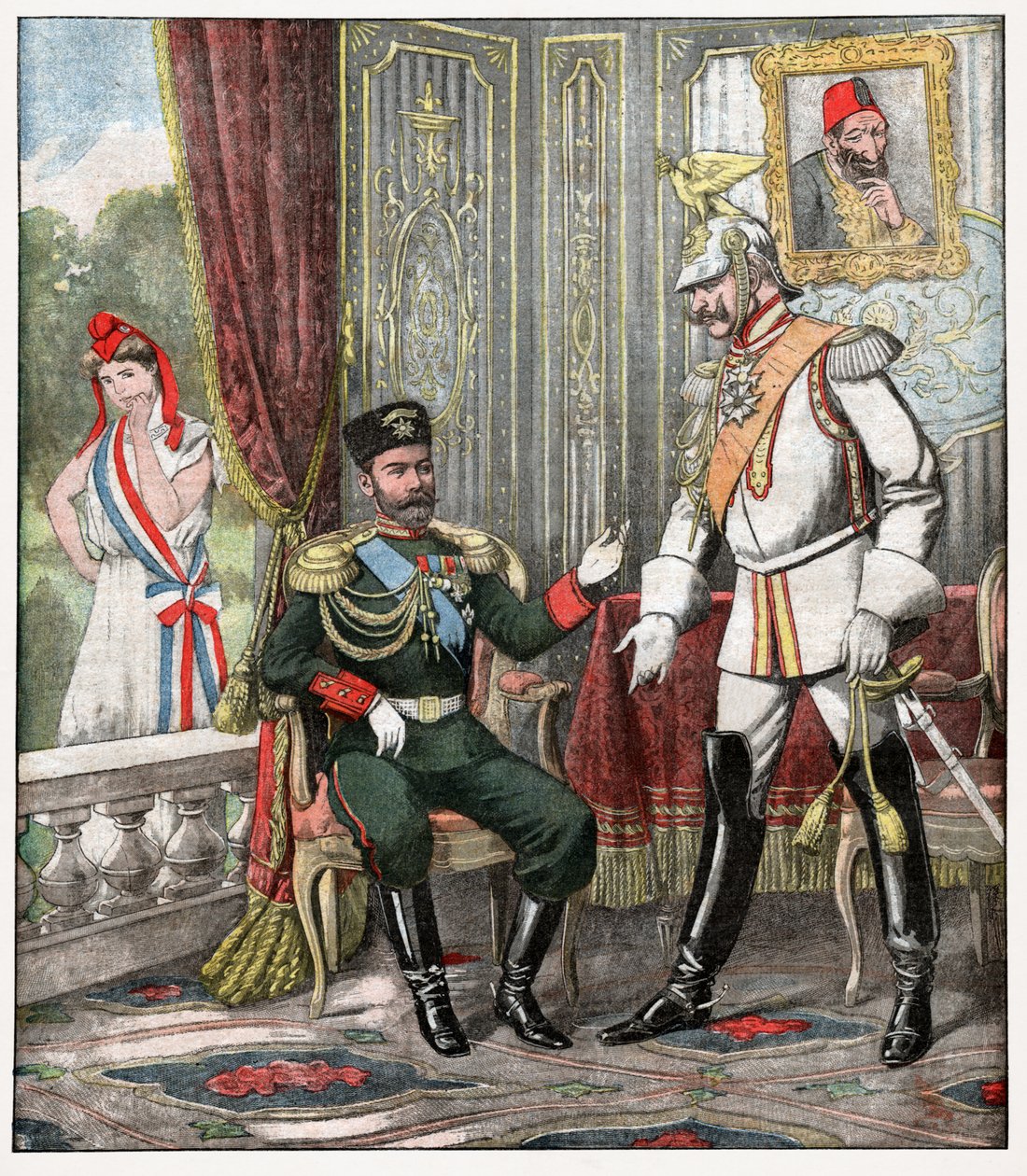 Wilhelm II i Mikołaj II autorstwa . .
