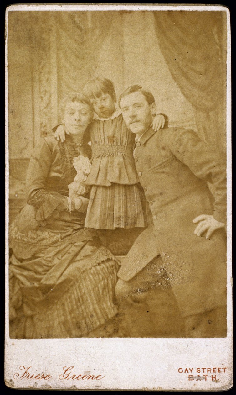 William Friese-Greene, operator filmowy, z rodziną, ok. 1880 r. autorstwa Henry Charles Fehr