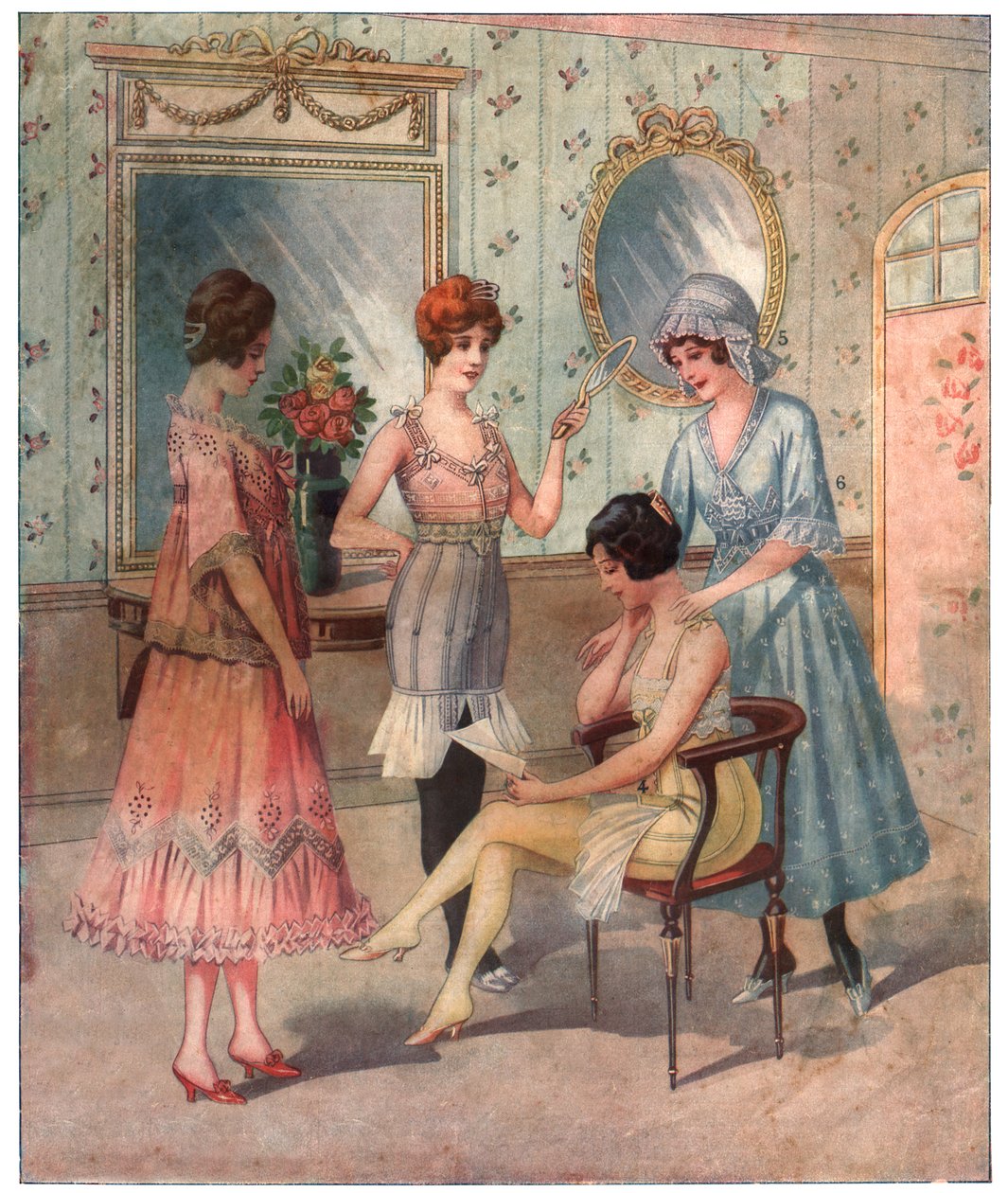 Kobiety w bieliźnie, ok.1910-1920 autorstwa . .