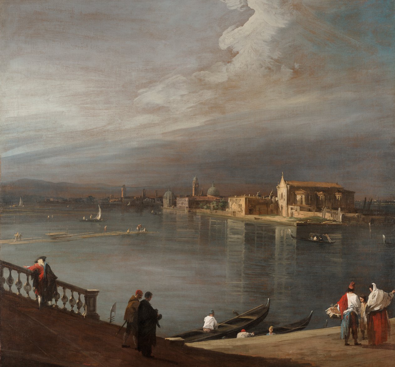 San Cristoforo, San Michele i Murano z Fondamenta Nuove w Wenecji autorstwa Canaletto