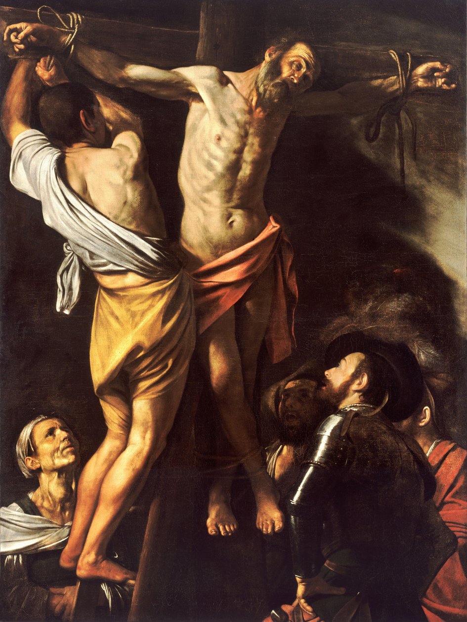 The Crucifixion of Saint AndrewPolski:  Ukrzyżowanie św. Andrzeja autorstwa Michelangelo Merisi da  Caravaggio