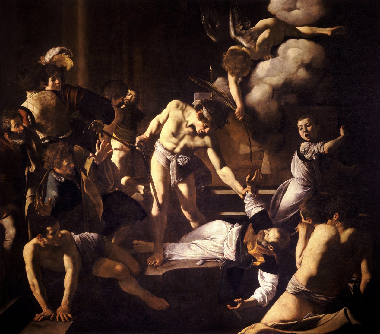 Męczeństwo św. Mateusza autorstwa Michelangelo Merisi da  Caravaggio