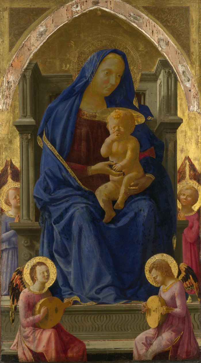 Madonna z Dzieciątkiem autorstwa Masaccio
