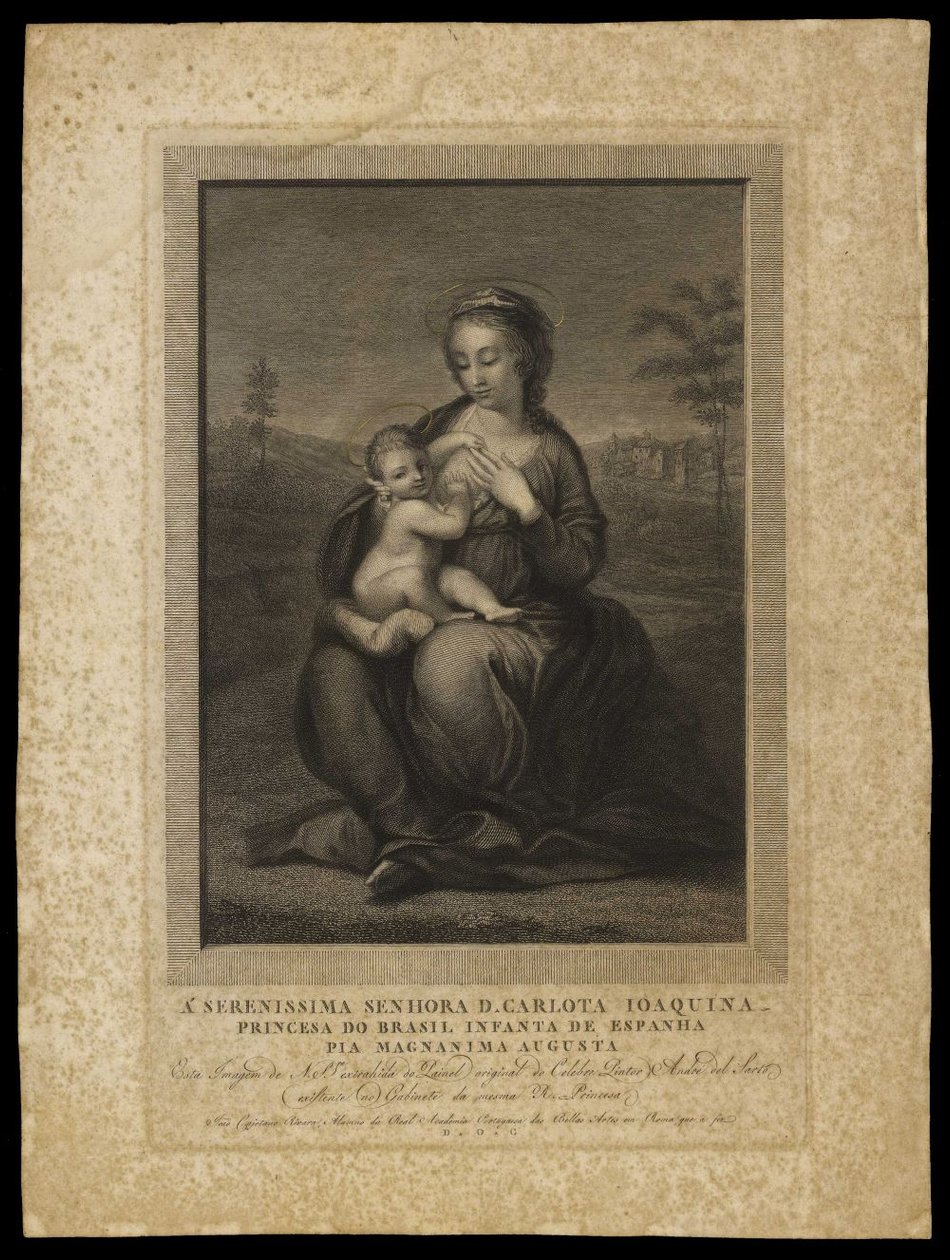 Madonna z Dzieciątkiem autorstwa Andrea del (after) Sarto