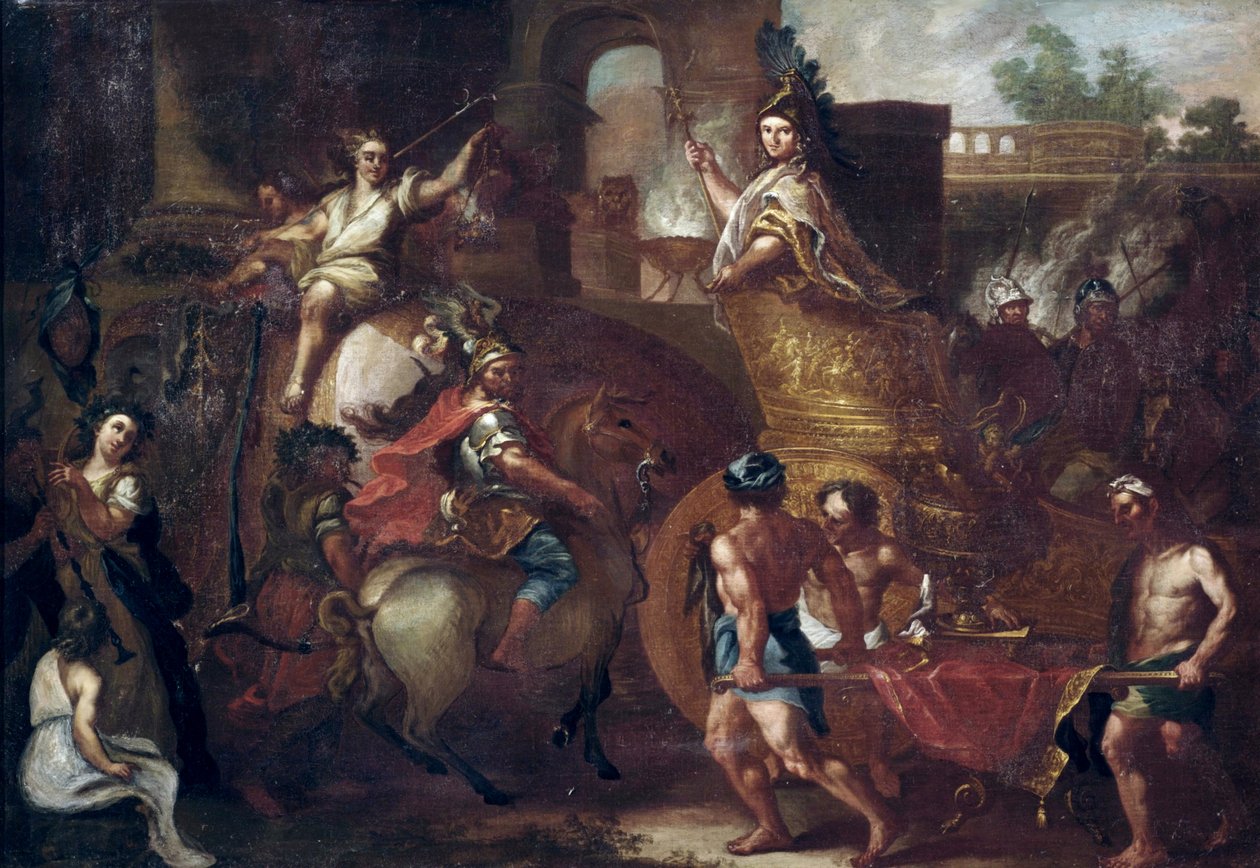Wjazd Aleksandra Wielkiego do Babilonu autorstwa after Charles Le Brun