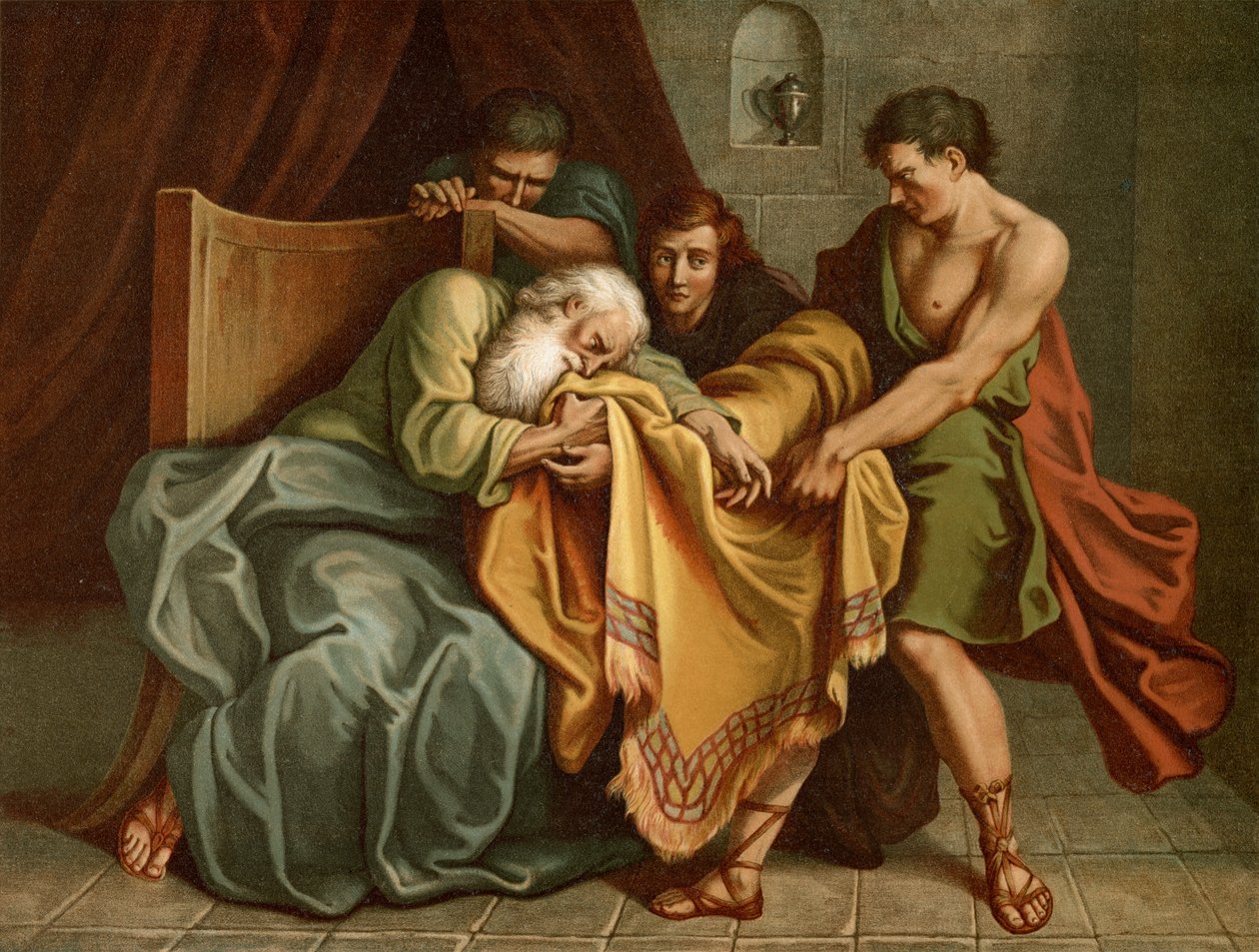 Krwawy płaszcz Józefa autorstwa after Antoine Coypel